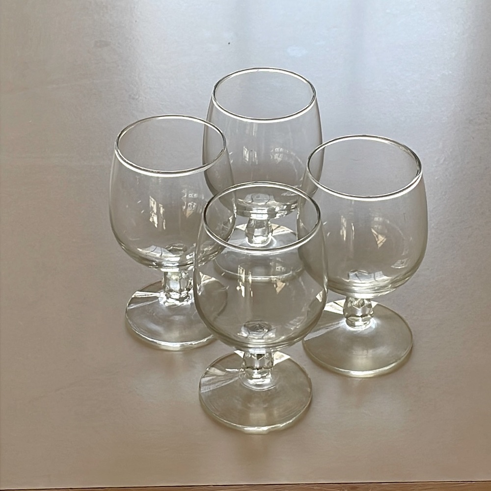 VTG - Four After-Dinner Drink Glasses